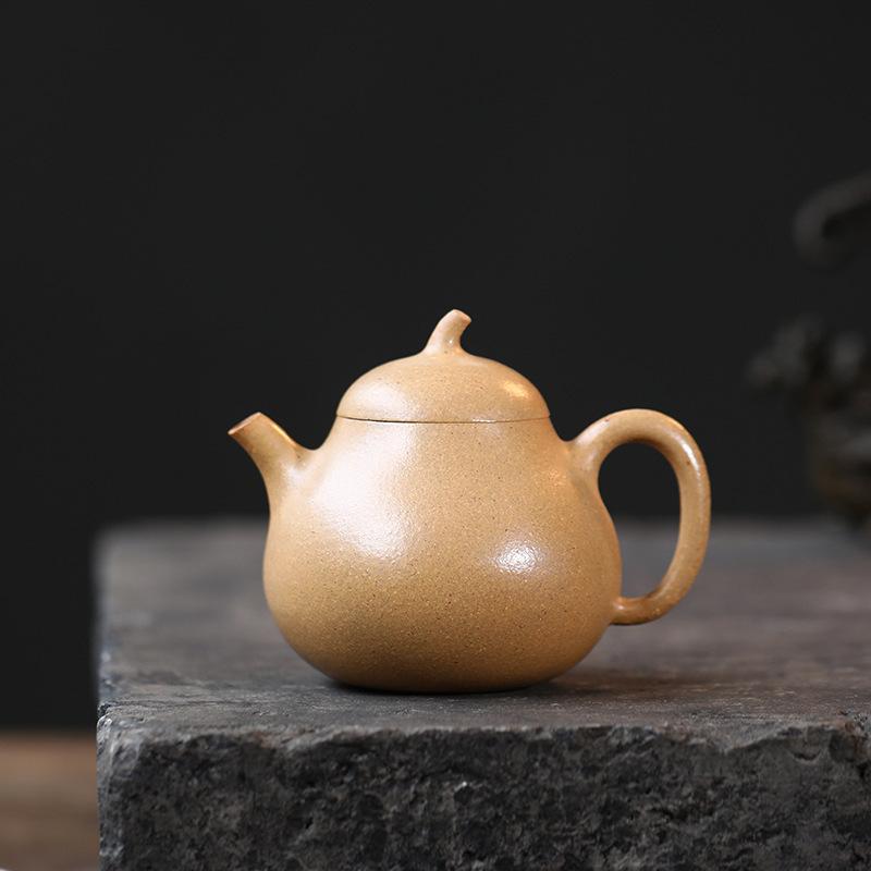 

190ml Ancient Yixing Purple Clay Teapots Handmade Eggplant Pot Raw Ore Section Mud Kettle Chinese Zisha Tea Set Tea Services Cha
