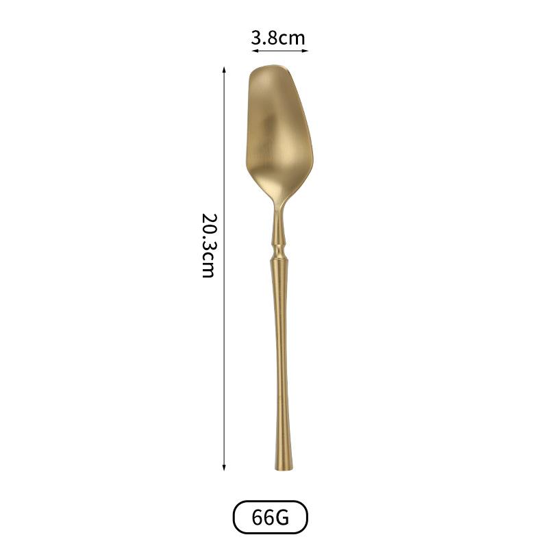 304 Edelstahl Messer Gabel Löffel Hotel Restaurant Western Geschirr Verdickt Kreative Kleine Baroon Taille Hüpfendes Messer und Gabel