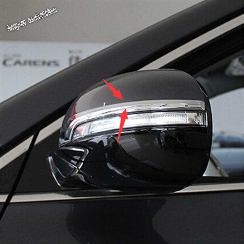 Chrome Rearview Mirror Stripes Decoration Protection Cover Trim For KIA Sorento 2016 -  ABS Accessories Exterior Refit Kit