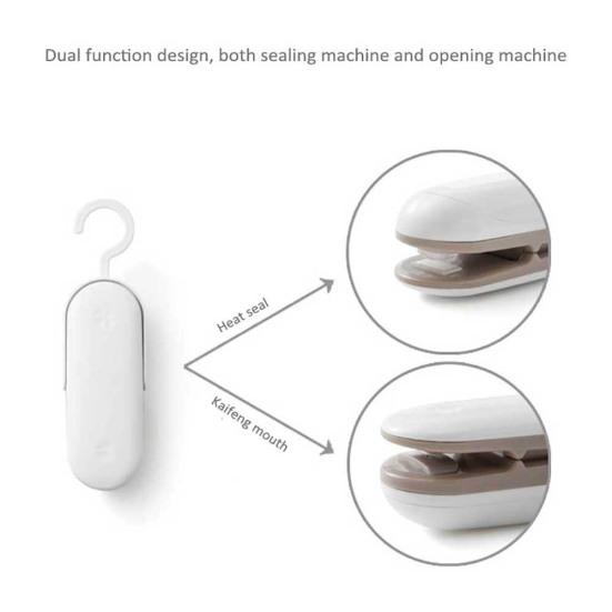 Mini Package Pouch Plastic Sealing Machine Heat Sealer Snack Food Bag Seal Tool