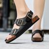 Men Sandals Classic Soft Leather Men Sandals Comfortable Slippers Men Summer Shoes Comfort Beach Sandals Outdoor Sneakers