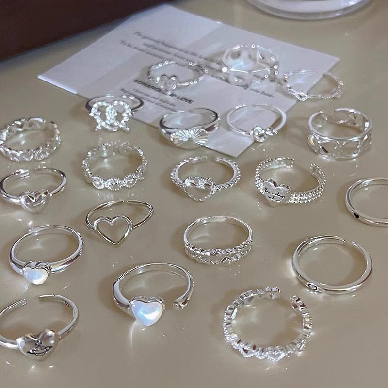 Elegantly Crafted Adjustable Open Heart Ring For Women Unique Geometric Design