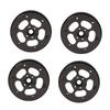 4Pcs Beadlock Wheels 2.2in Ultra Lightweight Composite Material Faceplate for 1 10 RC Crawler Car