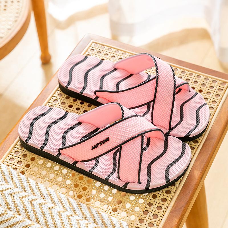 Sommer Unisex Hausschuhe Weiche Sohle Stumm Hausschuhe Wasserdicht Rutschfest Indoor Badezimmer Hausschuhe Outdoor Flache Lässige Sandalen