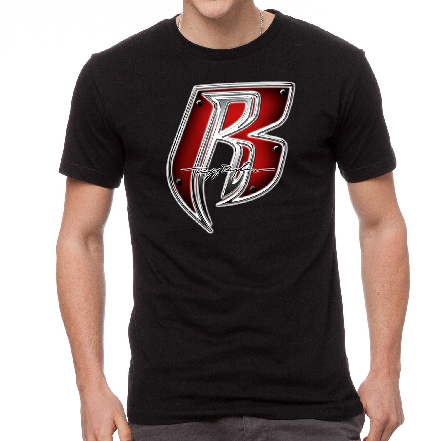 Ruff Ryders Logo Black T-shirt 593 S
