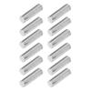 12PCS Pickup Magnet Slug Rod Replacement Electric Guitar Pickup Metal Magnetic Columns Silver