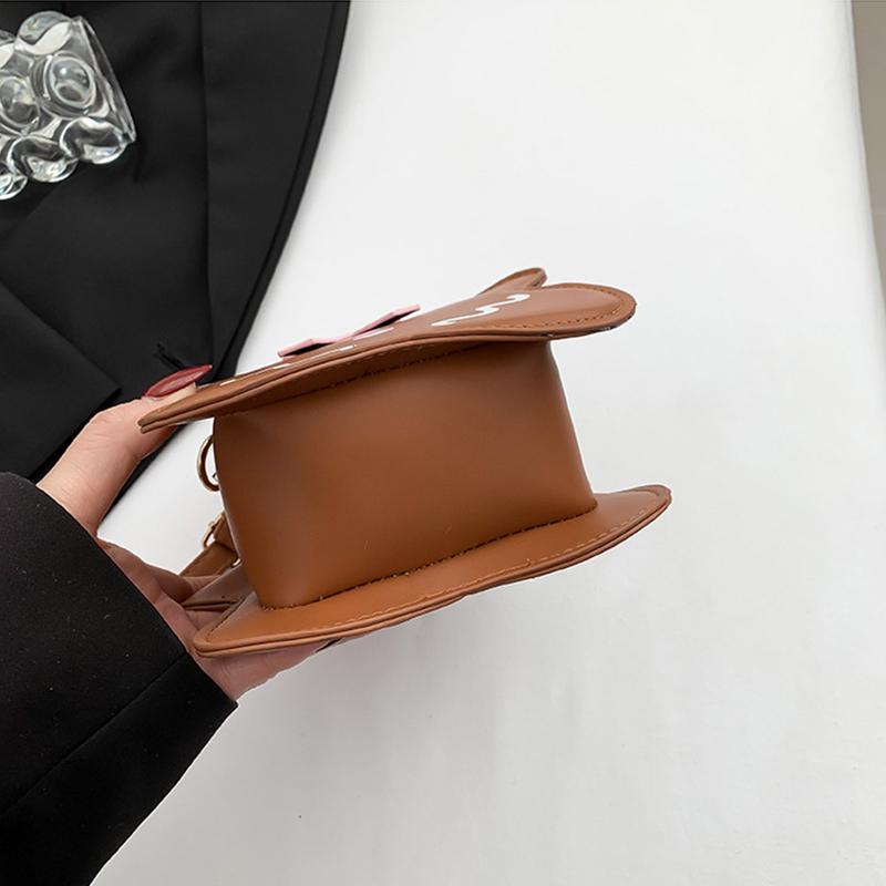 New Kawaii Bag Women Cartoon Shoulder Bag For Women Crossbody Bag Small PU Leather Phone Purse Bag CLE