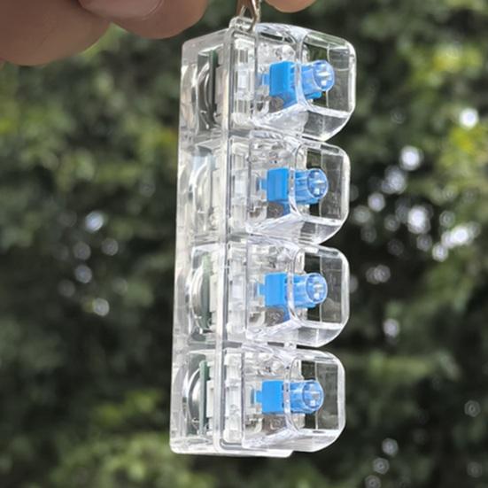 Keyboard Keychain Fidget Toy Stress Relief Compact Lightweight Design Realistic Clicking Sounds Key Chain