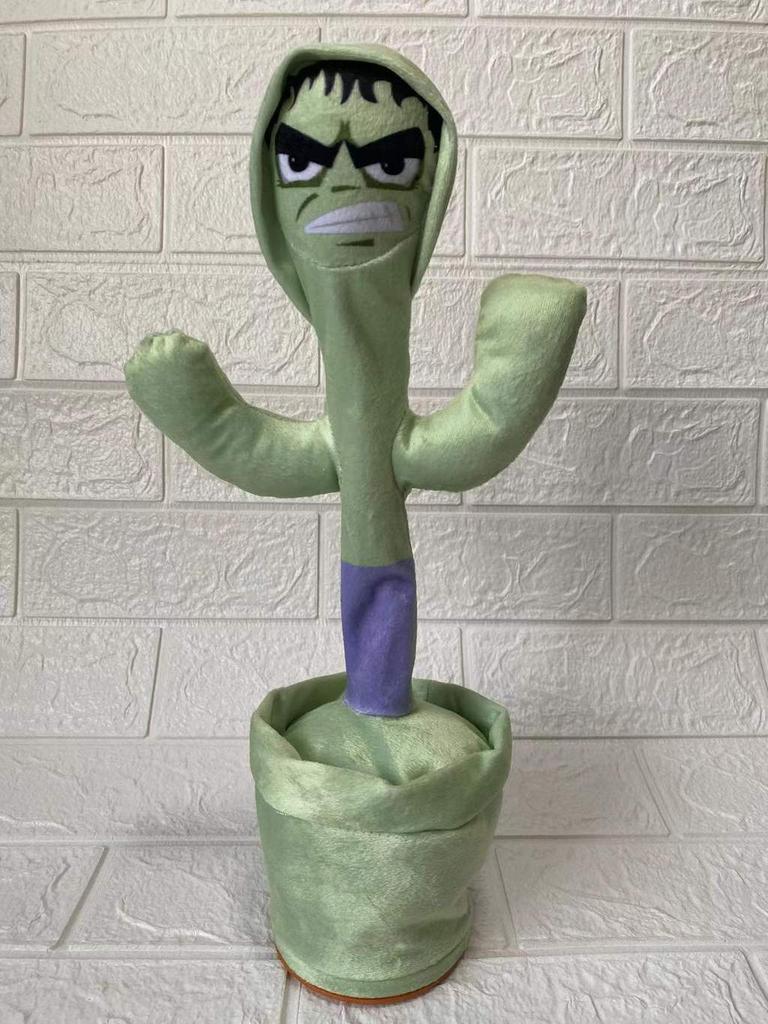 Marvel Spiderman Dancing Cactus Talking Plush Toy With Music And Dancing For Kids Playtime