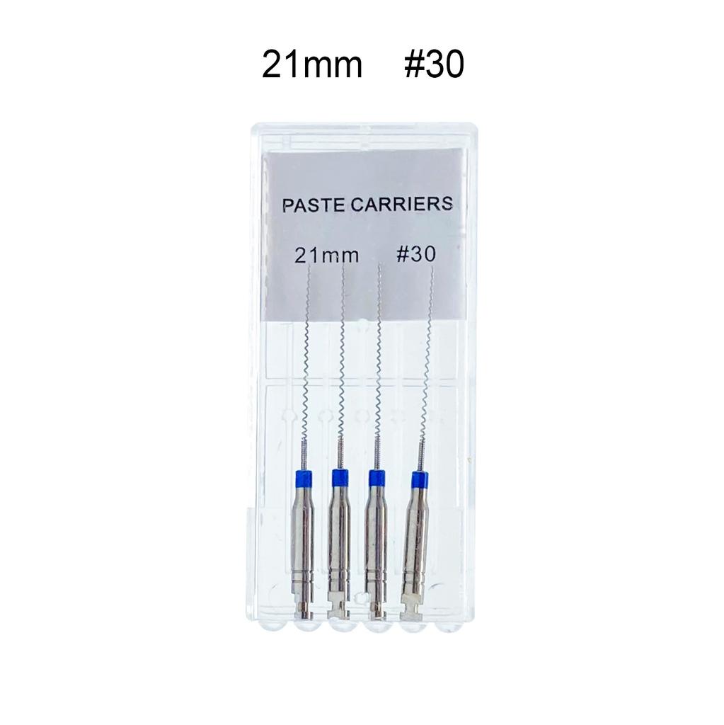 4Pcs Dental Rotary Paste Carriers Spiral Filler Lentulo Assorted Engine Filling Paste Dentistry Tool