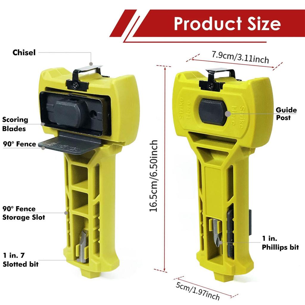 Door Latch Installation Kit Multifunctional Professional Sturdy Mortise Tool