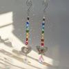Exquisite Butterfly Prism Pendant Unique Window Hanging Suncatchers Crystal Wind Chime  Balcony