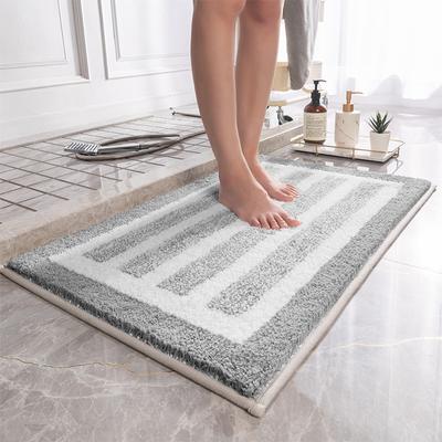 Rugs Bathroom Floor Mat Bathroom Non -Slip Mat Home Light Luxury Toilet Bathroom Bathroom Door Foot Pad Absorbent Carpet