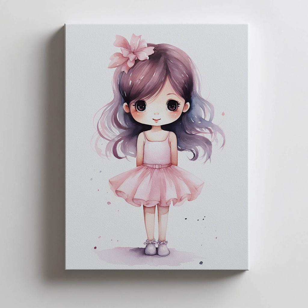 Mała Księżniczka Mała Księżniczka, 40X50 Cm, Rama Aluminiowa Złota, Papier Matowy 230 Gsm