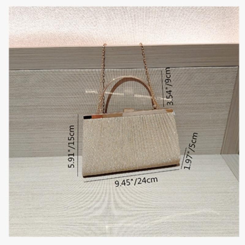 Fashion Ladies Evening Bags Banquet Large Capacity Clutch Handbags Glitter KTV Shoulder Crossbody Bags Women Wedding Dinner Bags