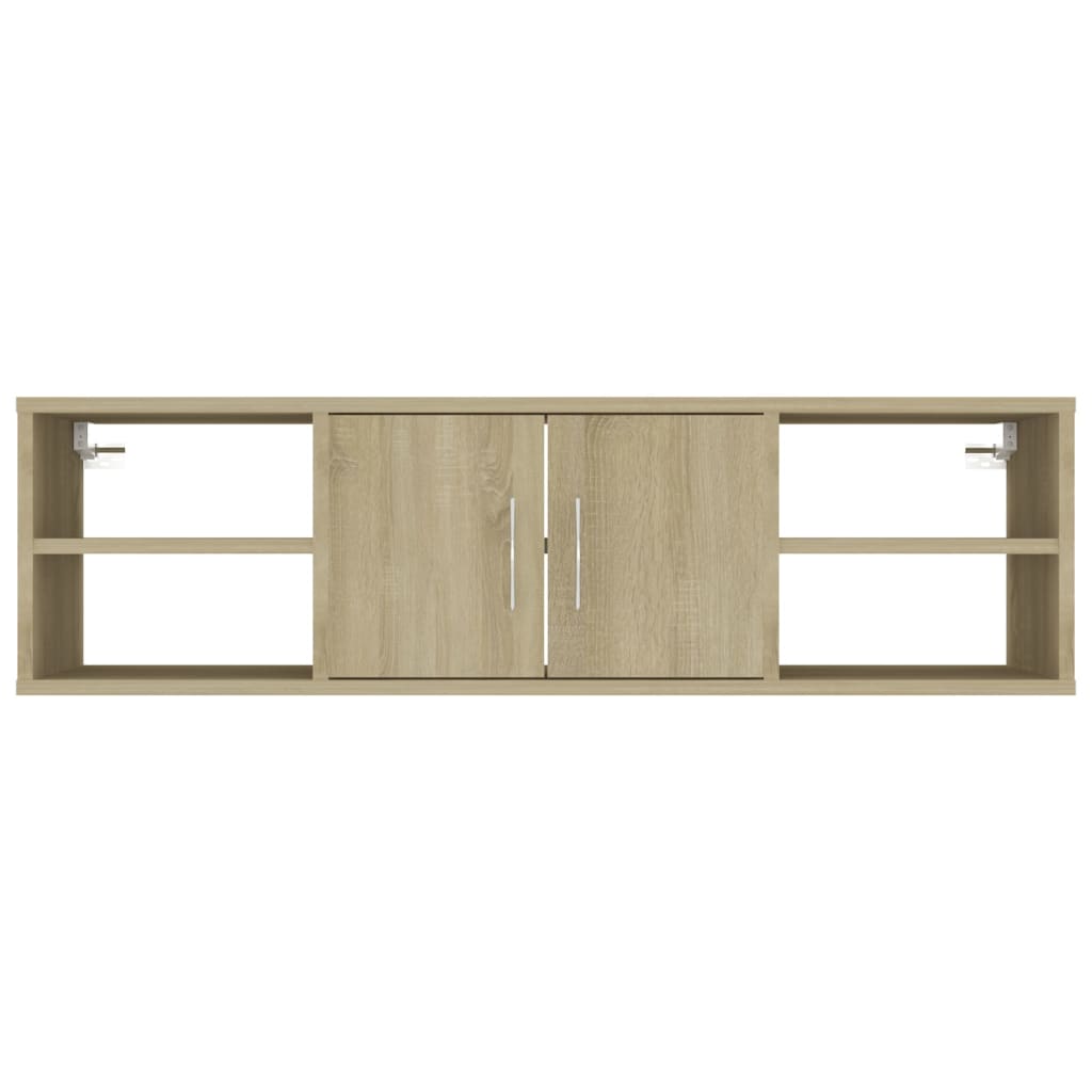 vidaXL Wandregal Sonoma-Eiche 102x30x29 Cm Holzwerkstoff