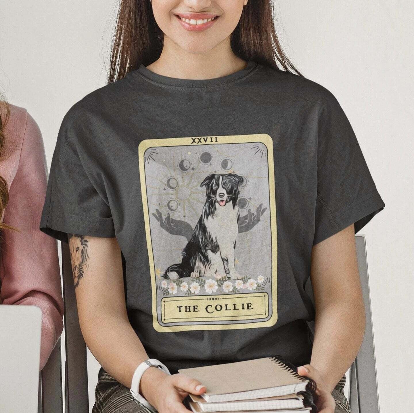 Border Collie Tarot Card Shirt L