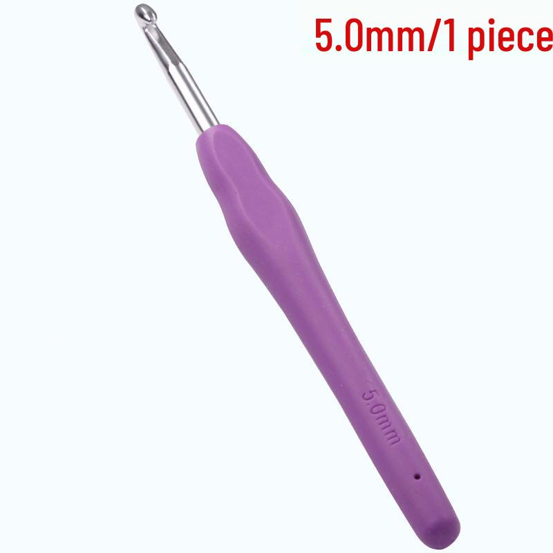 Soft Grip Crochet Hook Set: Handmade Yarn Dolls, Stainless Steel Needles & Knitting Materials