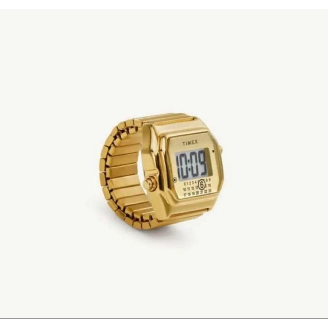Used TIMEX x MM6 T80 Ring Watch Gold M/L