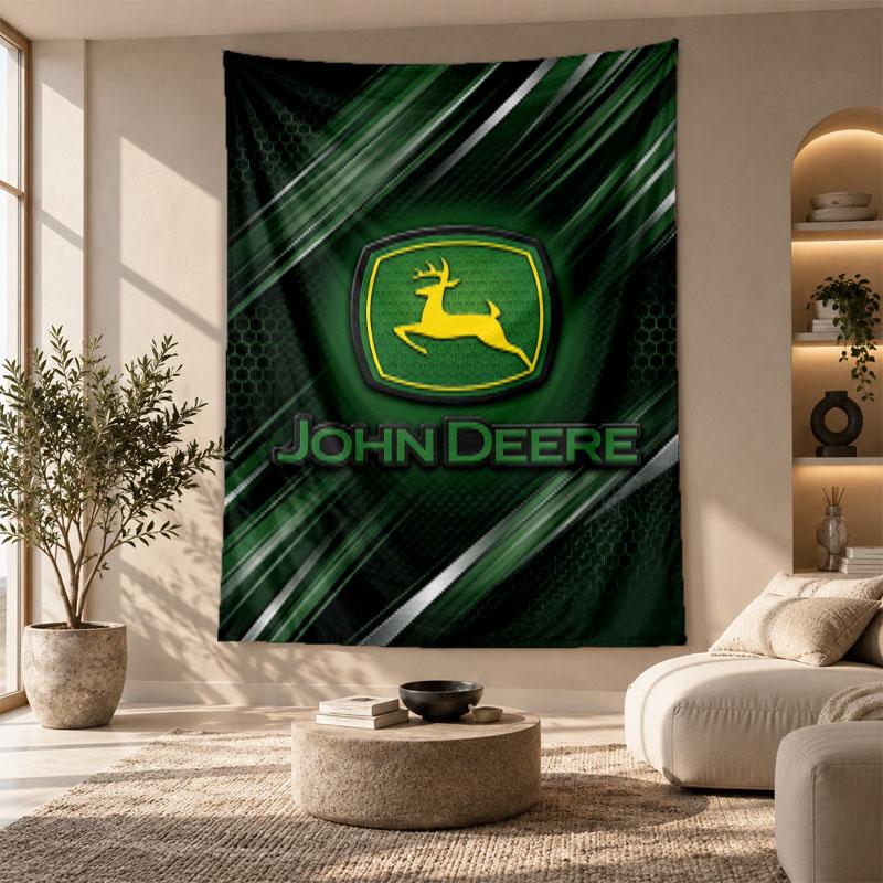 Dekoratives Wandbehang,John Deere Aufgedruckte Wandkunst, Leichter Wandbehang Für Schlafzimmer Hintergrund