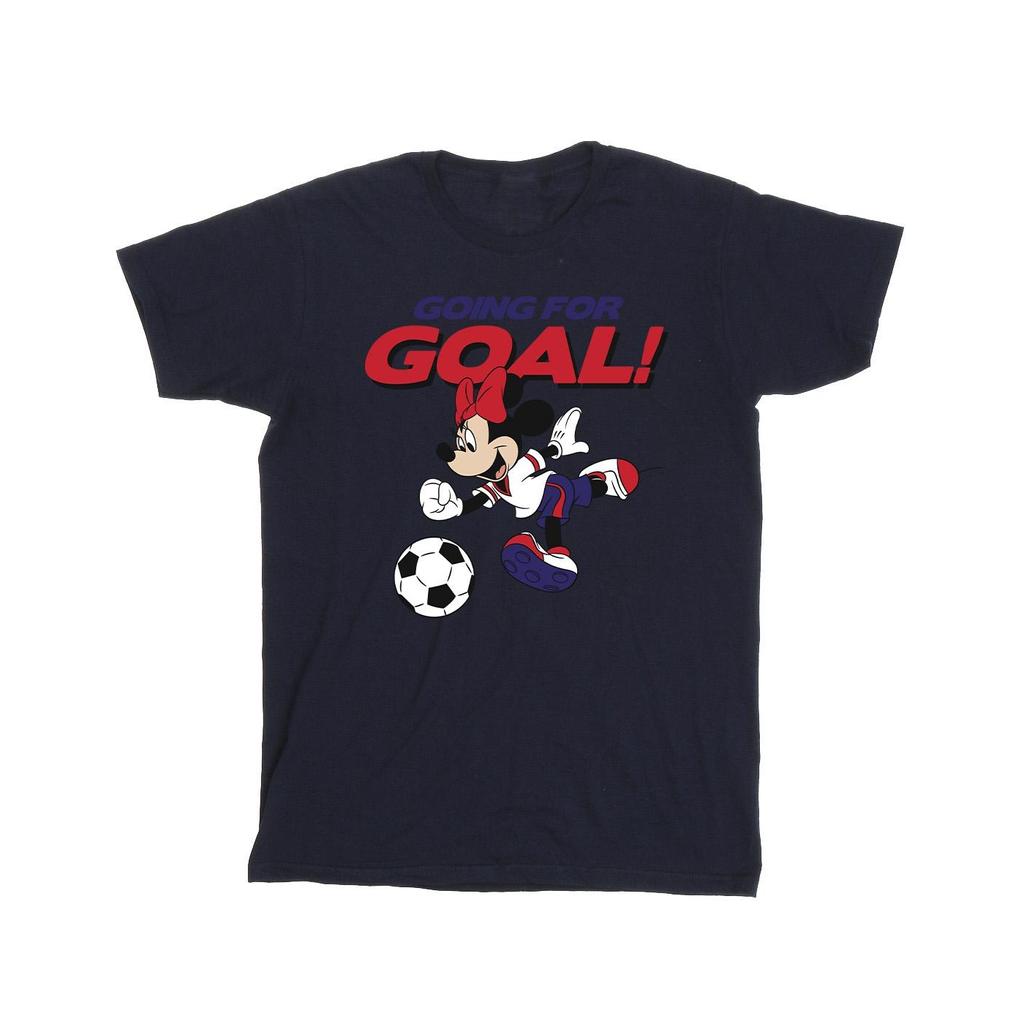 Disney Mens Minnie Mouse Going For Goal T-Shirt
