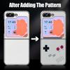 Retro Game Boy Camera Print Case For Samsung Z Flip 8 7 6 5 Hybrid 3in1 Leather Skin Plating Folding Phone Cover For Galaxy Z Flip8 Flip7 Flip6
