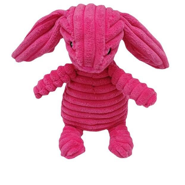 Fun Pet Toy Donkey Shape Corduroy Chew Toy For Dogs Puppy Squeaker Squeaky Plush Bone Molar Dog Toy Pet Training Dog Accessories
