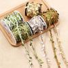 10m Artificial Leaf Vine Wall Hanging Plant Garland Garden Fence Wedding Decor