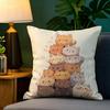 Summer Animal Plant Floral Decorations 2 Pillow Case Natural Linen Pillow Case Double-Sided Decor Sofa Pillowcase Home Decor