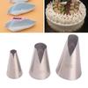 Stainless Steel Russian Piping Tips Set V-Shaped Wave Nozzles 3/4/6/7Pcs for Pastry Cupcakes Durable Kitchen Tools