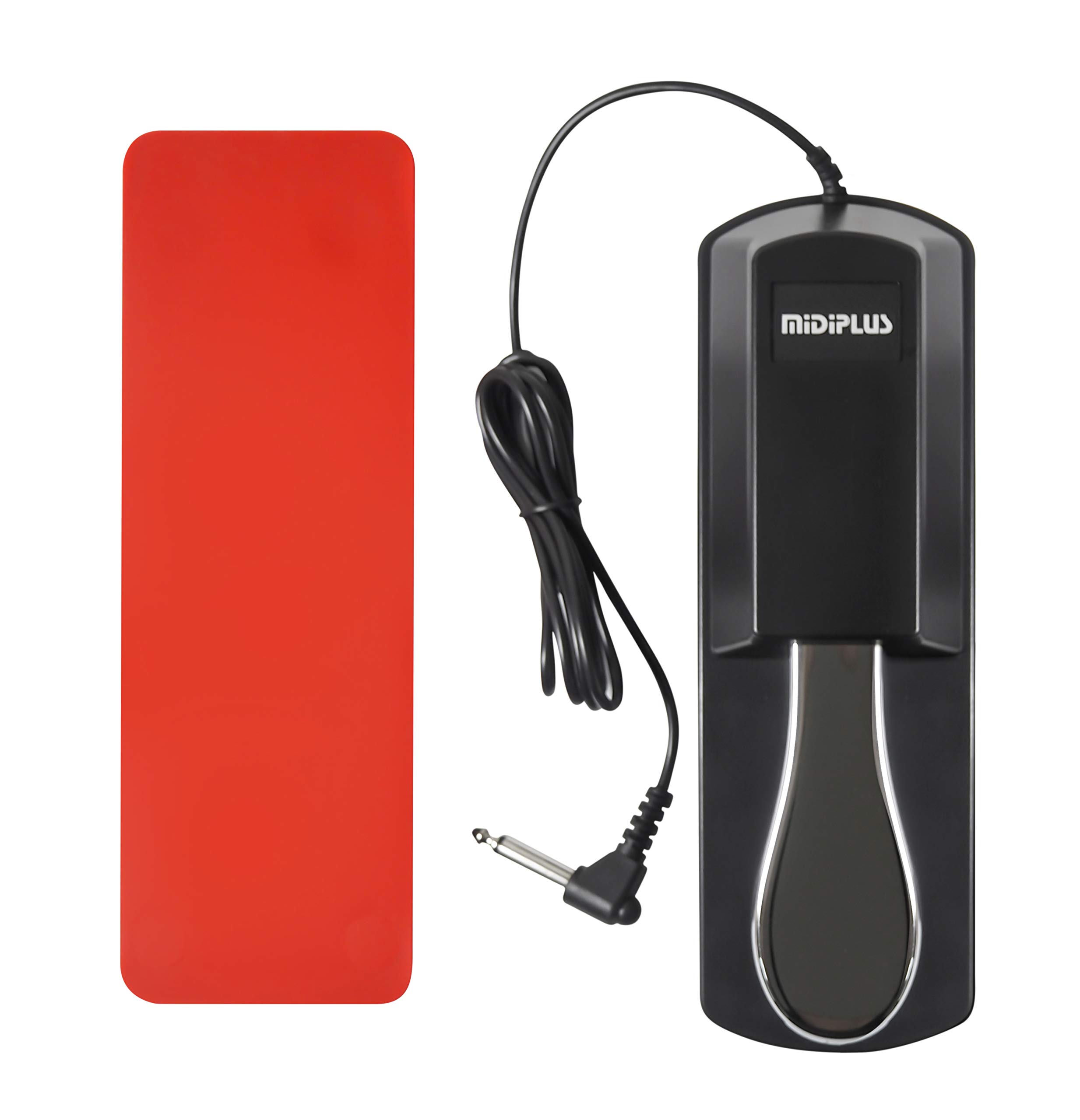 MiDiPLUS sp-1 Sustain pedal with red non-slip pads