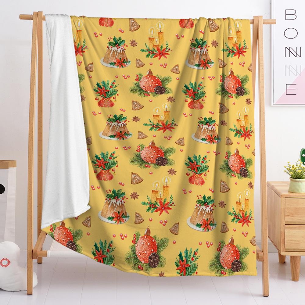 Christmas Blanket Flannel Blanket Gift Snowman Blanket Spring And Autumn