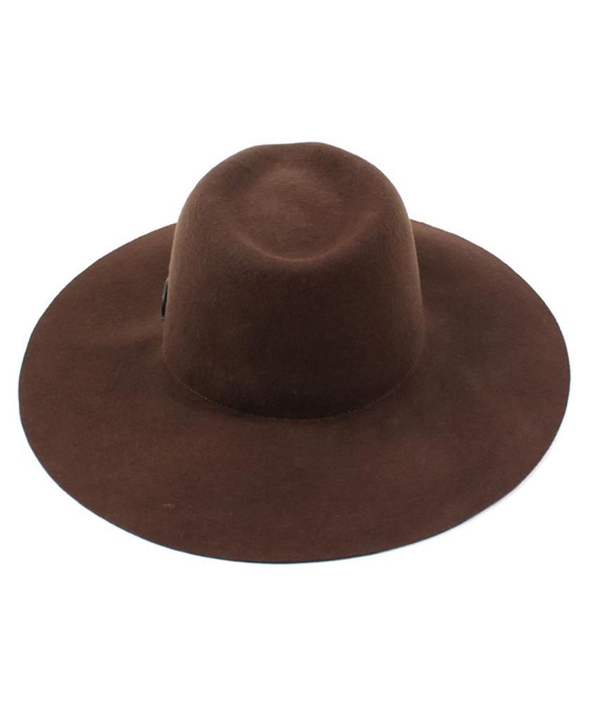 Yunibeosyeolkemiseuteuli Black Metal Long Wool Fedora Br Metal Long Fedora
