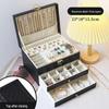 Exquisite Large Multi-Layer Jewelry Box for Necklaces, Ear Studs, Earrings, Rings & More