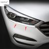 Chromový Přední Zadní Světlo Světlomet Obočí Pás Kryt Lišta Pro Hyundai Tucson 2016 - 2018 Příslušenství Exteriér
