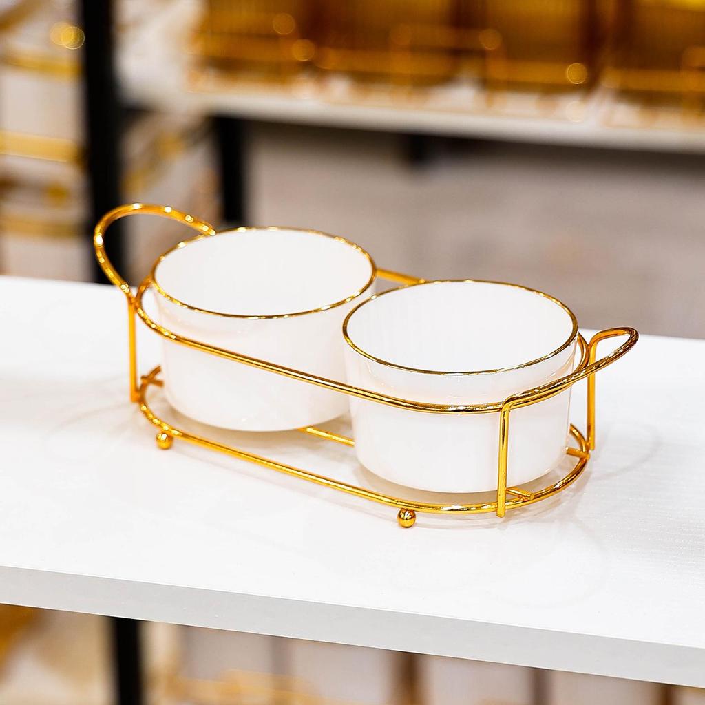 Luxury Compartmentalized Fruit and Snack Tray for Home Display