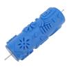 5 Inch Pattern Paint Roller Reusable Rubber Decorative Art Rollers for Wall Decoration Wooden Furnit
