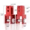Motorcycle Shock Bracket 2pcs Motorcycle Riser Heightening Adapter With Screw Front Shock Extension Absorber Aluminum Alloy