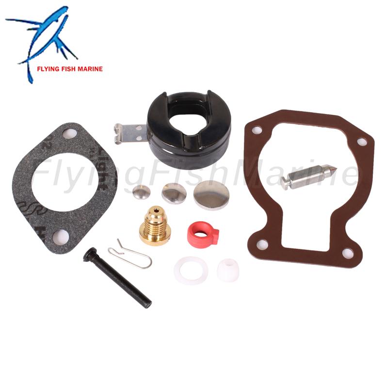 Outboard Motor 398453 398452 439072 391937 18-7223 Carburetor Rebuild Kit for Johnson Evinrude 3 4 4.5 5 6 7.5 8 9.9 14 15 HP