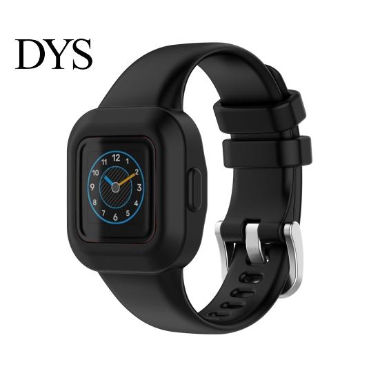 Silicone Watch Band One-piece Soft Wrist Bracelet Replacement Strap Watchband for Garmin Fit JR3/Vivofit Jr.3