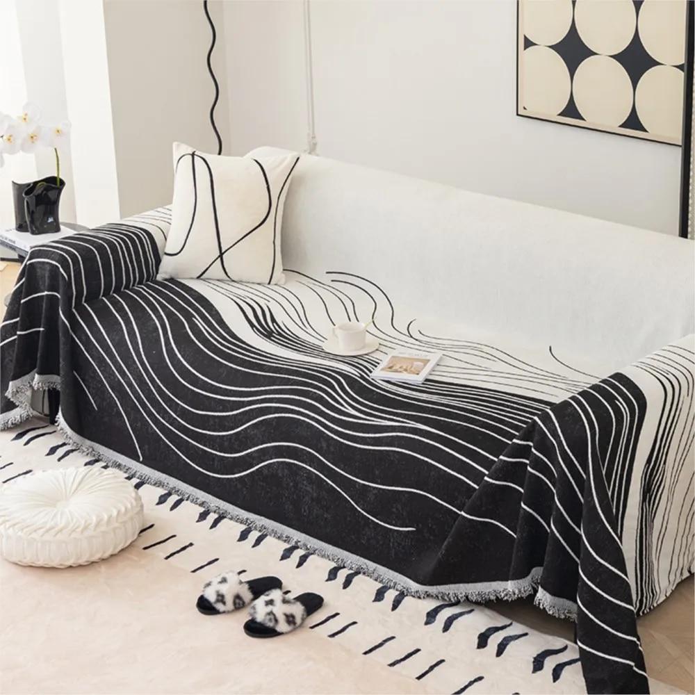 Luxury Sofa Towel Blanket for Living Room Chenille Non-slip Sofas Towel Couch Cover Corner Sofa Seat Pad Home Protection Covers