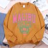 Malibu Beach Usa 73 Hoodie Men Women Loose Sweatshirt Creativity O-Neck Hoodies Street Fashion Oversize Hoody Couple Sportswear