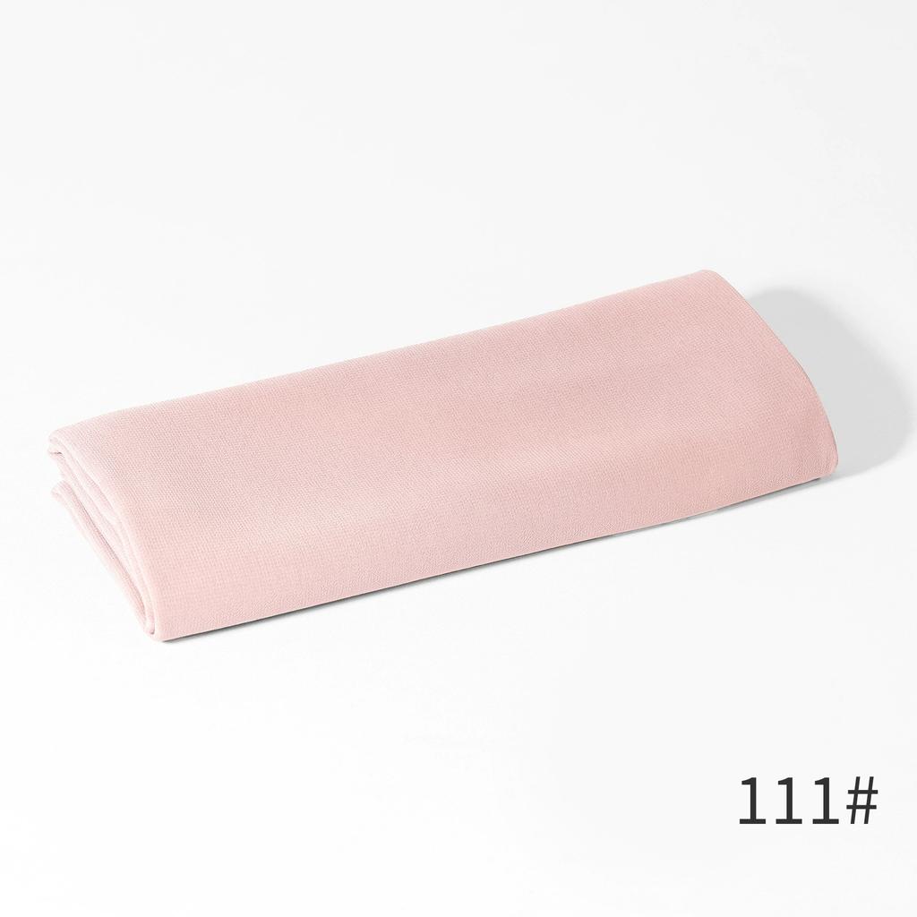 - New Monochrome Pearl Chiffon Bubble Towel Women'S Scarf Long Scarf Windproof And Sand-Proof Four-Season Scarf