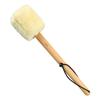 Drum Mallet Antislip Bass Drum Percussion Stick Hammer Wooden Musical Drumstick with Soft Felt Beige SP 01 37cm