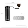 MHW-3BOMBER  Blade R3 PRO Coffee Grinder, Hand-Cranked Manual Coffee Bean Grinding Machine, Titanium-Coated