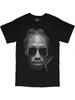 Camiseta Vintage Estilo Streetwear Cara de Futuro Rapper Negra