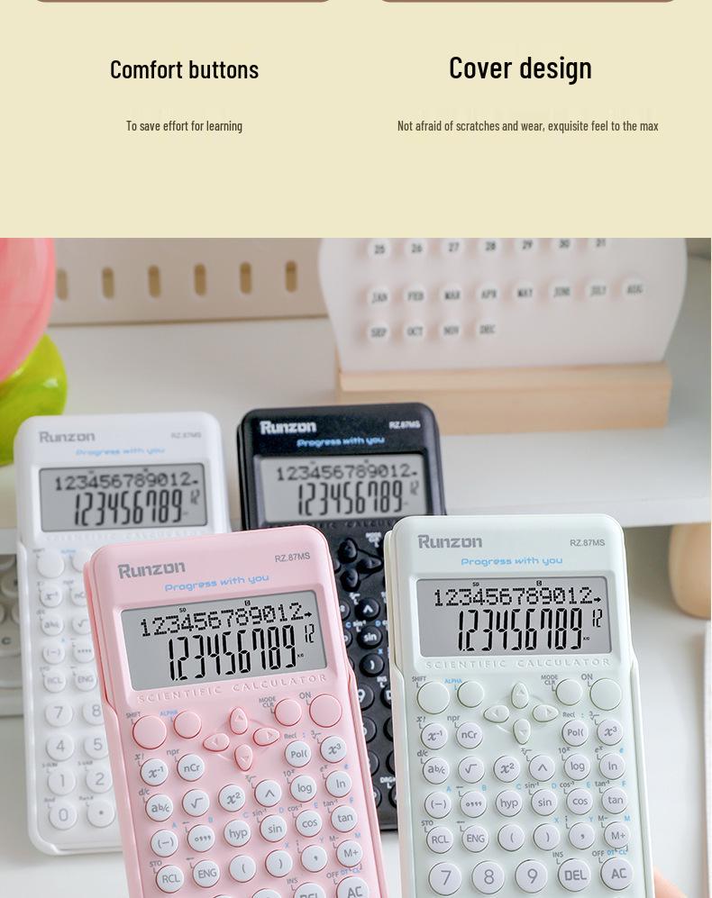 Advanced Scientific Function Calculator for Students – New Portable Model