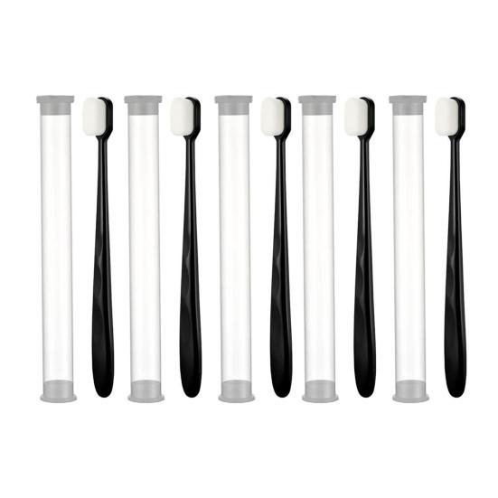 5Pcs Adult Toothbrushes Non-Slip ABS Handle Soft Head Manual Toothbrushes Bathroom Accessories for Dormitory