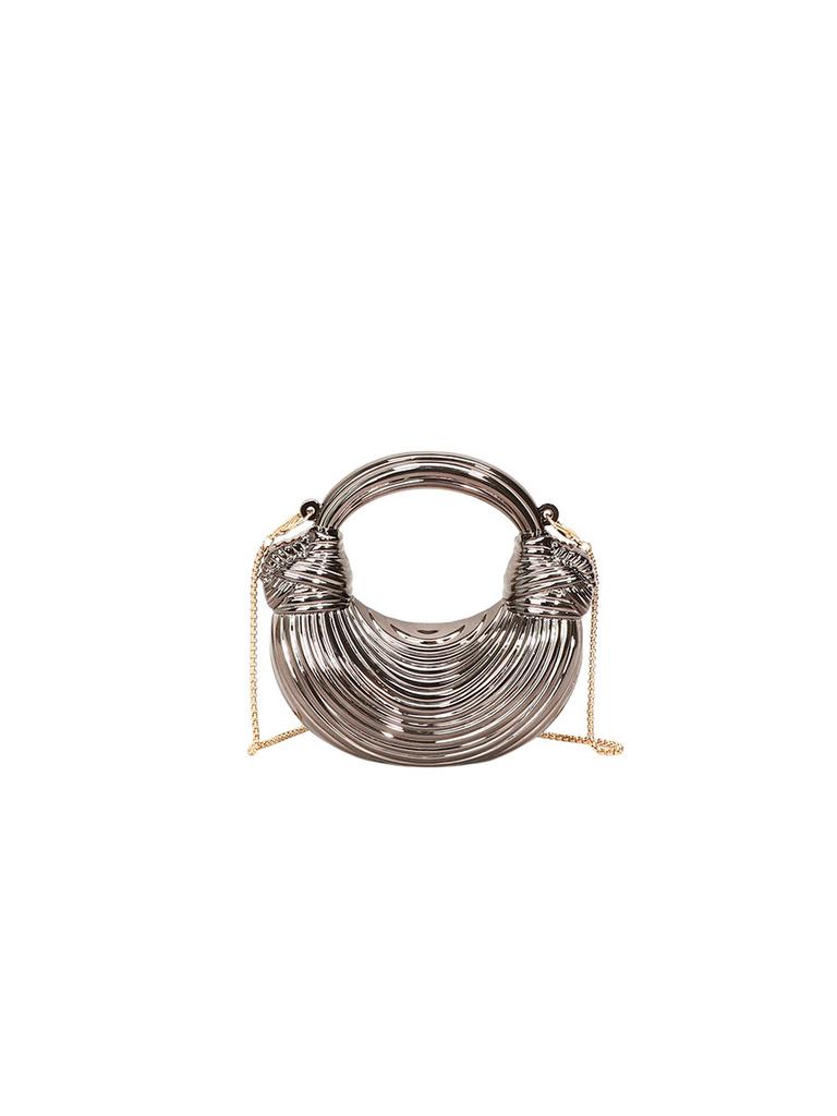 Mini Goldene Abendtasche Handtaschen Luxus Designer Umhängetaschen Lustige Form Party Hochzeit Acryl Glänzende Clutch Tasche