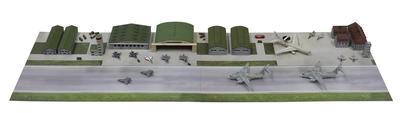 Pit Road SPS Series Air Force Base 2 Airfield Scene Paper Base X 280 2 Plastic Model SPS16 1/700 Self-Defense (180 Mm, Sheets)
